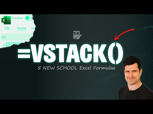 5 Modern Excel Formulae To Take You Further
