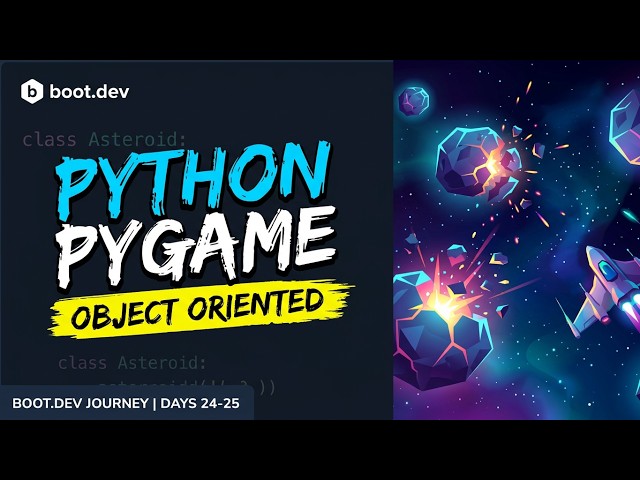 I Built Asteroids in Pygame to Finally Master OOP