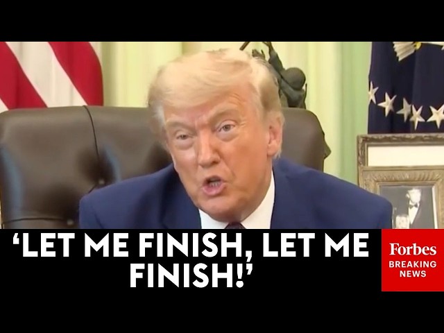 «Tienes algo mal, es una vergüenza»: Trump arremete contra reportero tras múltiples interrupciones