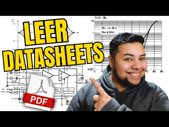 APRENDE Cómo LEER un DATASHEET de forma FÁCIL y SENCILLA