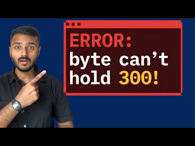 Why byte is -128 to 127 | The Foundational Lesson for short, int, and long 💡