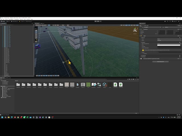 Unity Tutorial - Creating Simple Street Lights - No Assets Needed
