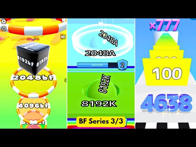 BF Series 3/3 🔥 Jelly Run 2048 vs Ball Run 2048 (Special Edition) vs Number Master Run | FINAL!