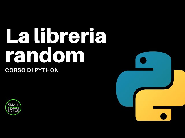 Python - La libreria random