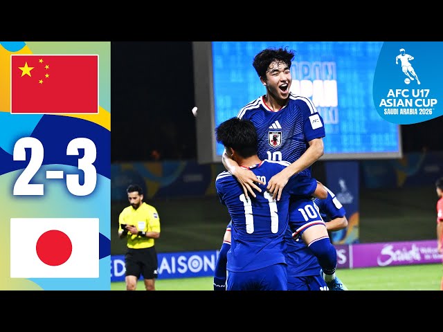 4th trophy in 2026 🏆 JAPAN TRIUMPH ONCE AGAIN! | China PR - Japan | Highlights | AFC U17 Asian Cup™