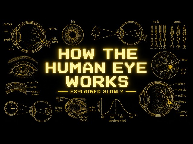 Literally Everything About How The Human Eye Works Explained Slowly (For Sleep)