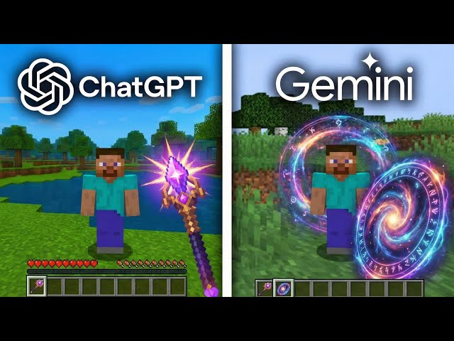 ChatGPT vs Gemini: Quem cria o melhor Mod de Minecraft do zero?