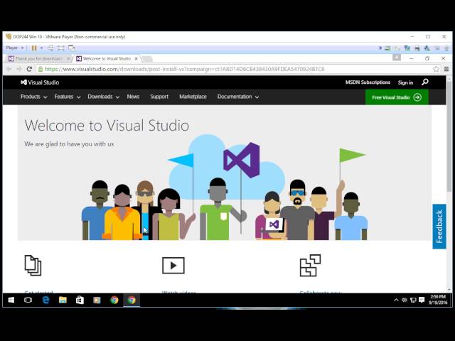 How to install visual studio Community version for C/C++