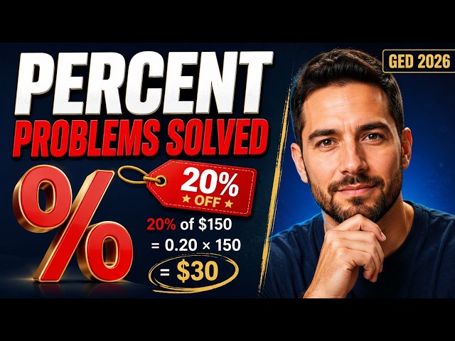 GED Percent Problems: Solve Them Fast