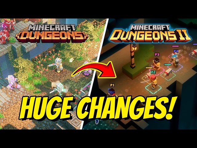Minecraft Dungeons 2 Gameplay Changed A LOT… New Artifacts, Talismans, Twisted Warden