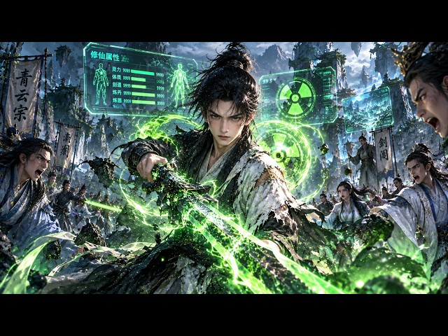 🔥All cultivate qi, he forges swords with science!😱 One slash = nuke radiation!☢️