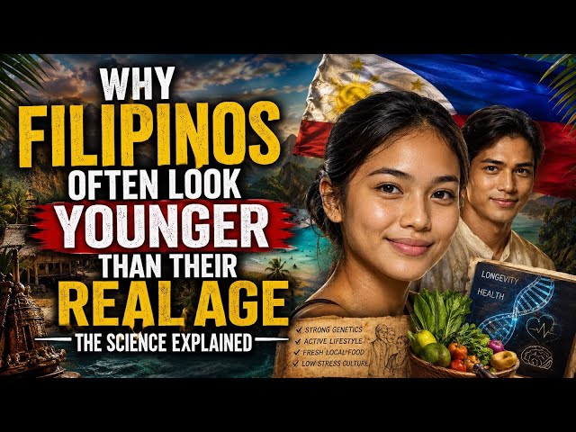 Why Filipinos Often Look Younger Than Their Real Age — The Science Explained