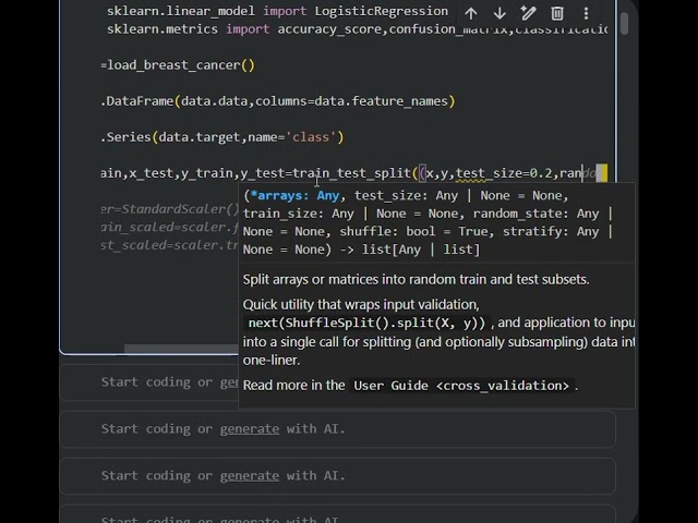 Machine Learning :- Logistic regression