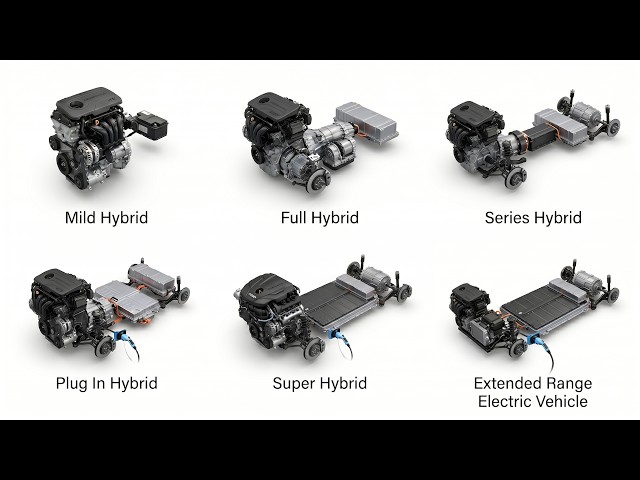 Every Hybrid Powertrain EXPLAINED in under 9 Minutes