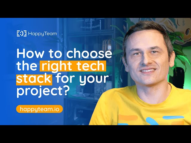 How to Pick the Perfect Tech Stack 🦾 – CTO Tips from Happy Team