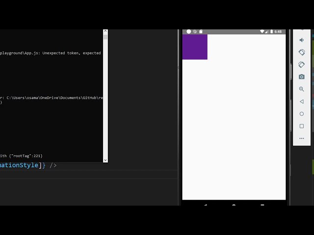 React Native PanGesture Handler