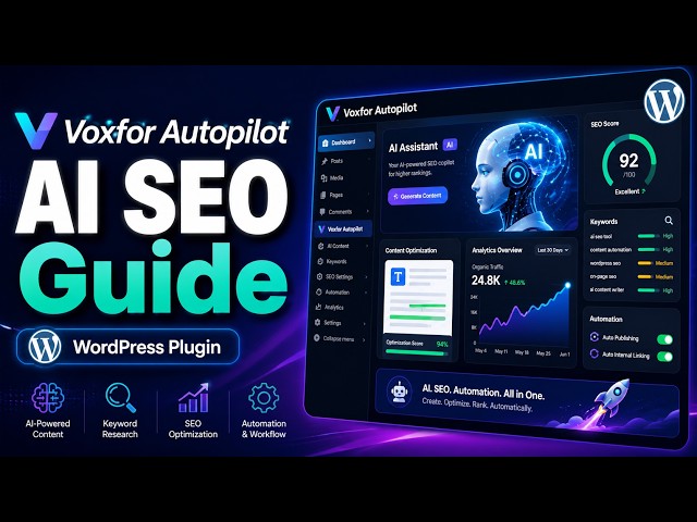 Voxfor Autopilot WordPress Plugin Guide: AI SEO Content, Keyword Research & Automation