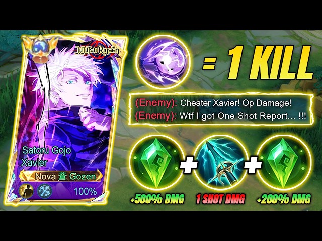 MOONTON THANKS FOR NEW XAVIER ONE SHOT BUFFED BUILD! 😱 | XAVIER BEST SKIN 2026