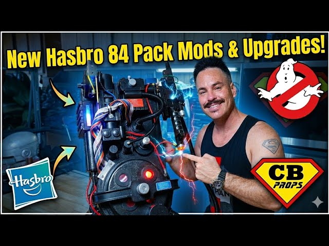 New Hasbro 84 Ghostbusters Proton Pack Mods & Upgrades!