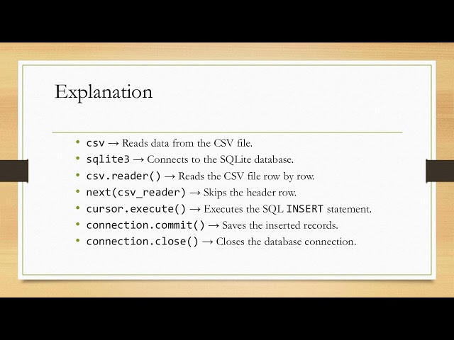 CSV file and insert the data #python  #PythonTutorial #Programming #Coding  #DevOps #Automation \