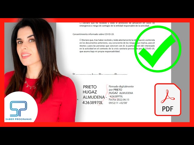 Cómo FIRMAR PDF con firma DIGITAL ✅ sin imprimir