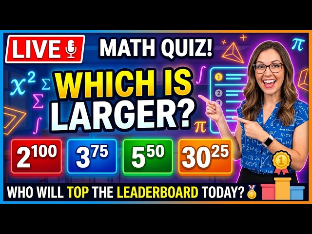 Who Will Top The Leaderboard Today? 🥇 | Math Quiz Live #shorts #live #maths