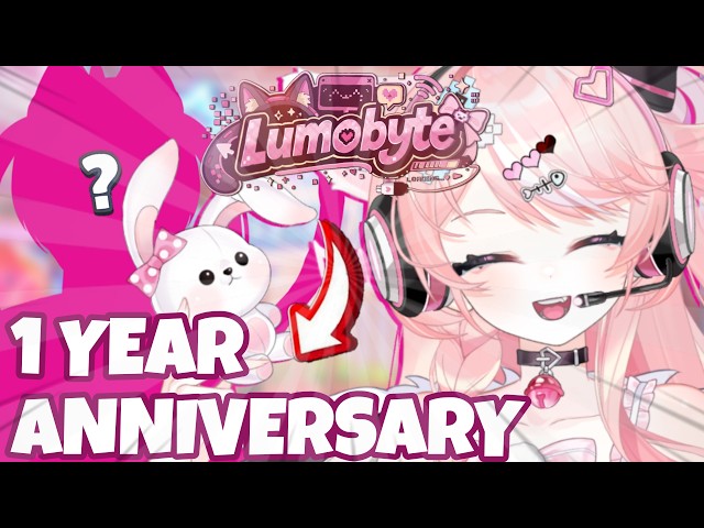 🟢 1 YEAR ANNIVERSARY STREAM ➜ CHAT, GOALS+ 【LUMO 2.0 REVEAL】 | 🌸🎧 #vtuber #vtuberen
