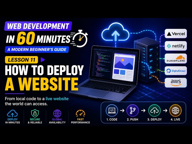 Lesson 11 - How to Deploy a Website | Vercel, Netlify, Cloudflare, DigitalOcean & AWS