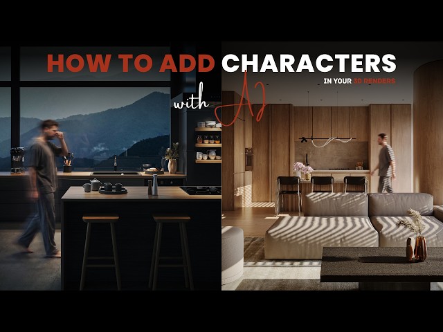 How To Add Human In Your Render With Nano Banana (AI) In Seconds