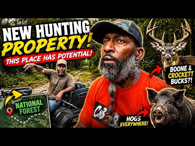 New Hunting Property Has BIG Potential! 👀 Hogs, Deer & A Secret National Forest Spot