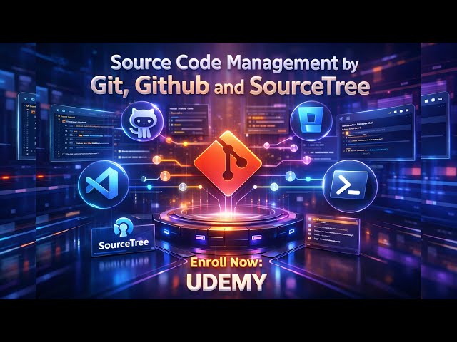 💻 Learn Git, GitHub & SourceTree for FREE | Udemy Course 🔥