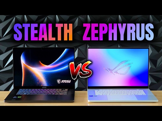 MSI Stealth 16 vs Zephyrus G16 (2026) - Newcomer vs KING (Asus ROG vs MSI Gaming Laptop)