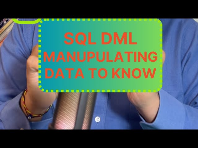 How to Manipulation data in SQL 5 different way nothing but DML