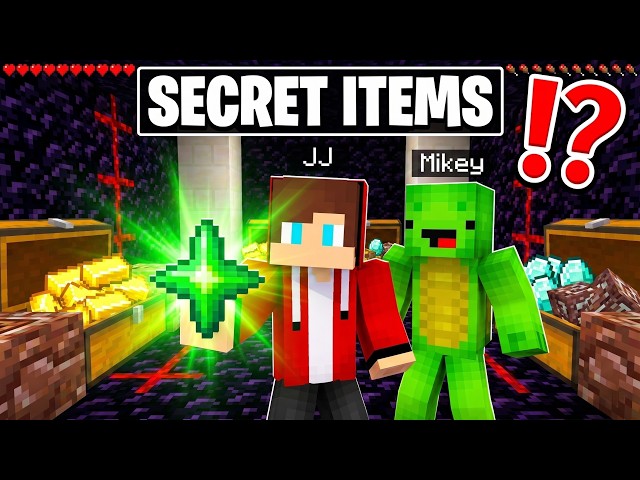 JJ and Mikey found SECRET ITEMS in Minecraft on the Sparklands server