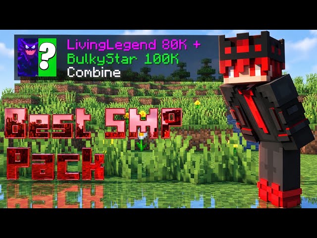 Best Minecraft MCPE 1.26 LivingLegend 80K + BulkyStar 100K Combined SMP PVP Texture Pack 🔥 | PE
