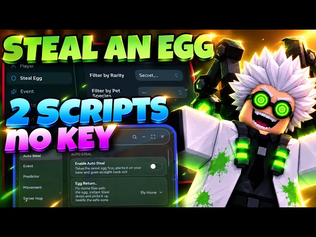 BEST 2 STEAL AN EGG SCRIPTS | INSTANT STEAL + NEW EVENT AND MORE