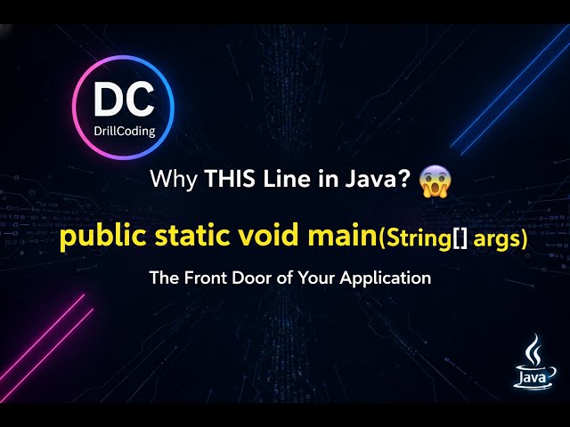 Why public static void main(String[] args) in Java? | Core Java Series Part 3
