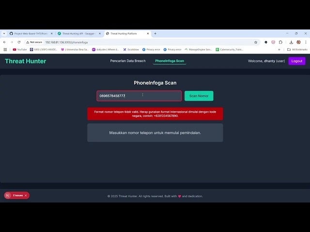 Telegram Data Breach Monitoring Tool with OSINT & Real-Time Alerts