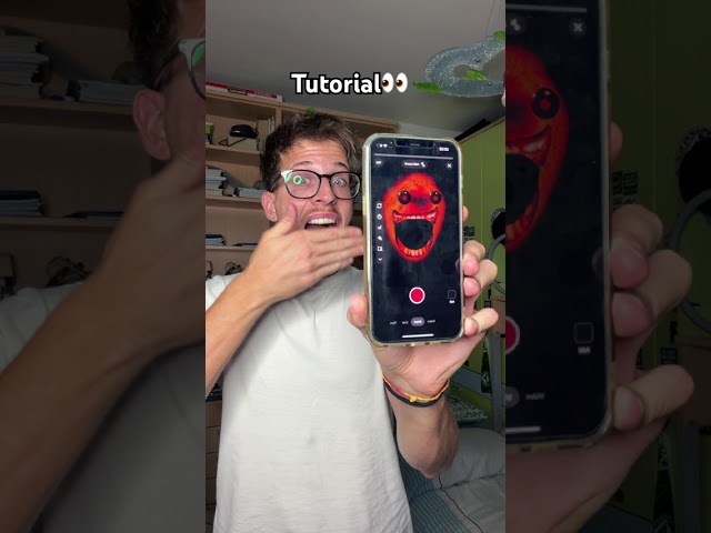 TUTORIAL scary Gif #TREND 😳🍆🤮#trend #magic  #backstage #creative #lol #shorts#tutorial