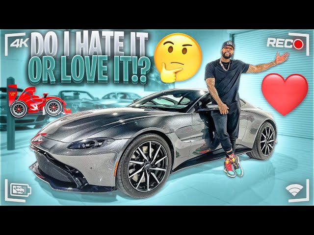 FIRST DRIVE OF MY ASTON MARTIN VANTAGE!!!
