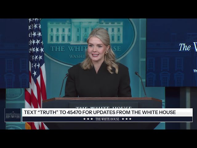 Press Secretary Karoline Leavitt Briefs Members of the Media, Dec. 11, 2025
