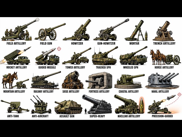 Every Type of Artillery Explained