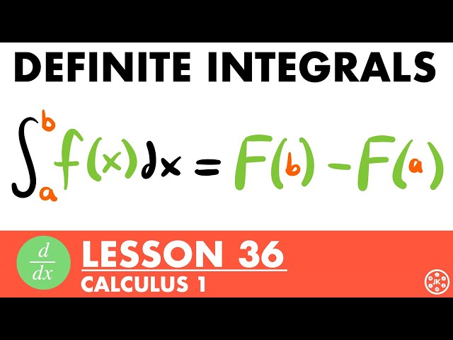 Basic Definite Integrals | Calculus Lesson 36