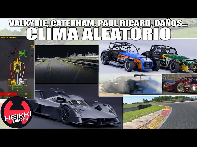 iRacing anuncia nuevos coches, circuitos y, por fin... ¡series con clima aleatorio!