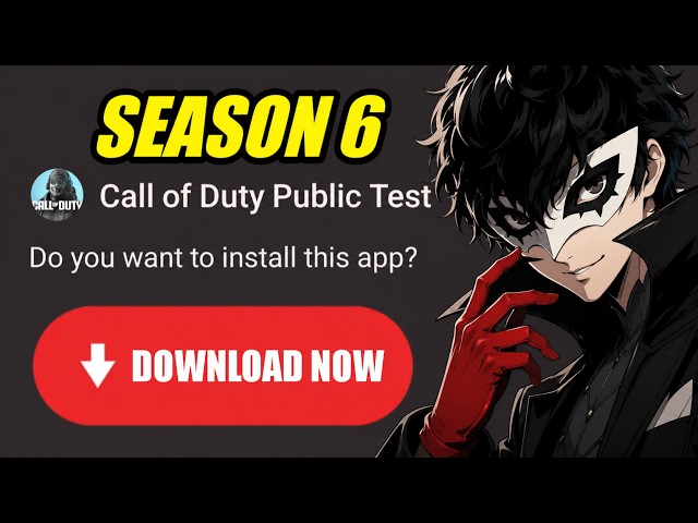 How to Download SEASON 6 Test Server in CODM 2026