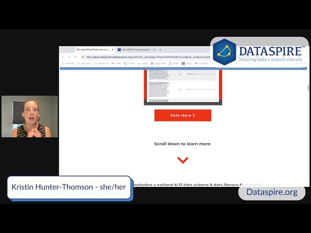 Data Bite: Vote to help Chart the Course of Data Education in the US!!