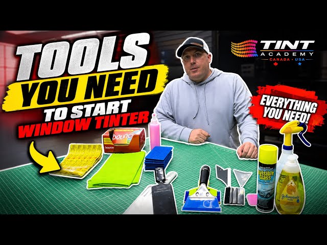 The ONLY Window Tint Tools You Need to Get Started