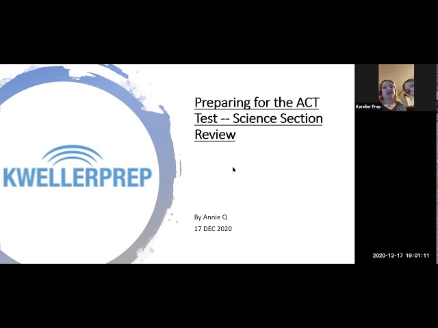 Free ACT 2 hour Science Strategies Review