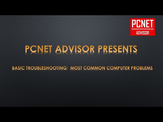 Most Common Computer Problems