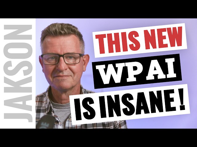 This INSANE new AI tool for WordPress just blew my mind! 🤯